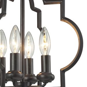 Chandette 14'' Wide 4-Light Chandelier - Oil Rubbed Bronze 4