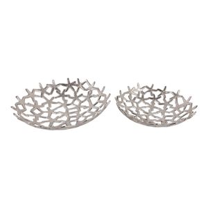 BELLCREST SET OF 2 SILVER BOWLS 5 (IN) 6