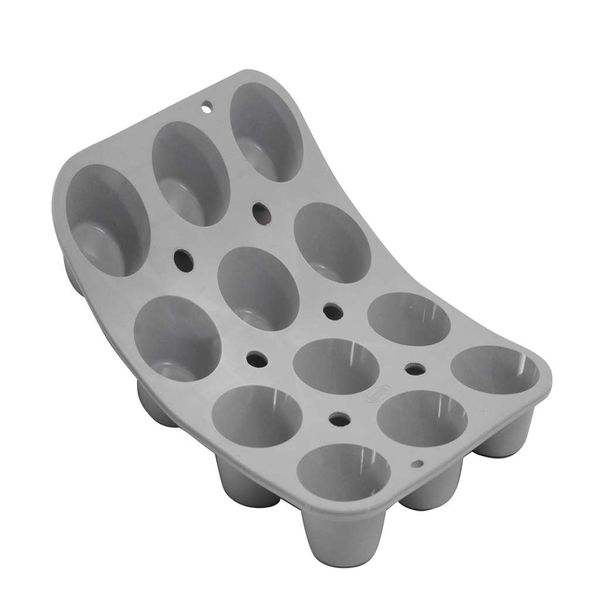 DEBUYER ELASTOMOULE, Pomponnettes Mini Muffins Tray 12, Silicone