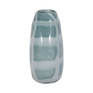 PEARLCREST BLUE GLASS VASE 13 (IN) 5