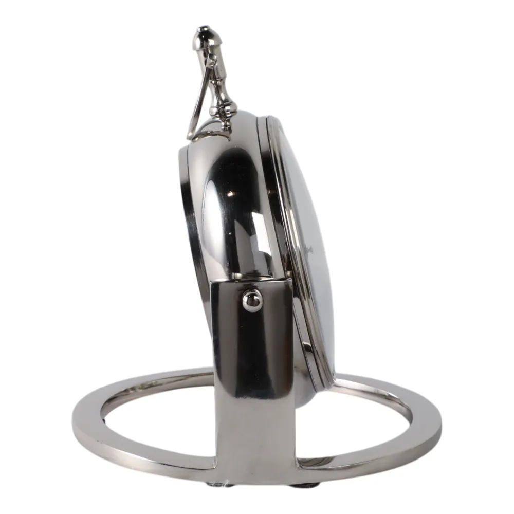 GROVERTON SILVER CLOCK 10 (IN)