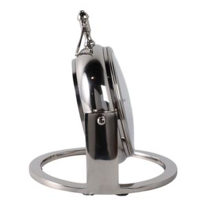 GROVERTON SILVER CLOCK 10 (IN) 4