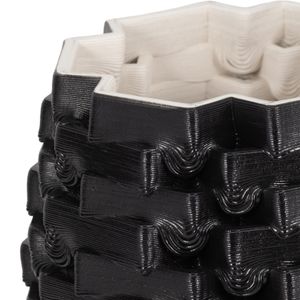 OLIVERSTONE BLACK VASE 11 (IN) 5