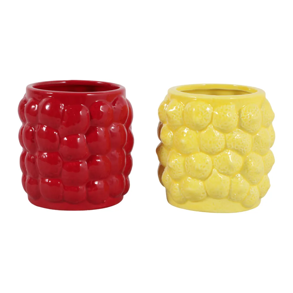 DURBANMOOR SET OF 2 RED PENCIL CUP 4 (IN)