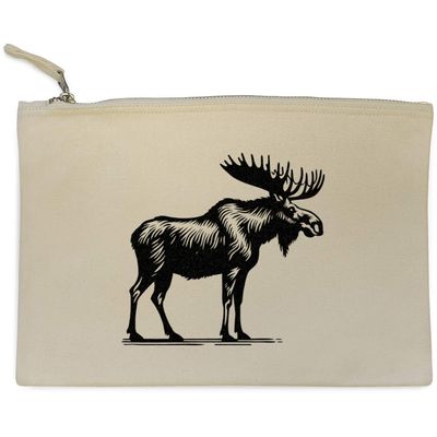 WRISTLET W FAUX LEATHER STRAP & BOTTOM - SILHOUETTE MOOSE