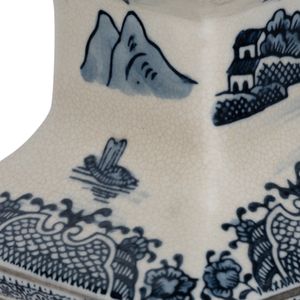 ELLENLAKE BLUE CHINOISERIE 15 (IN) 6