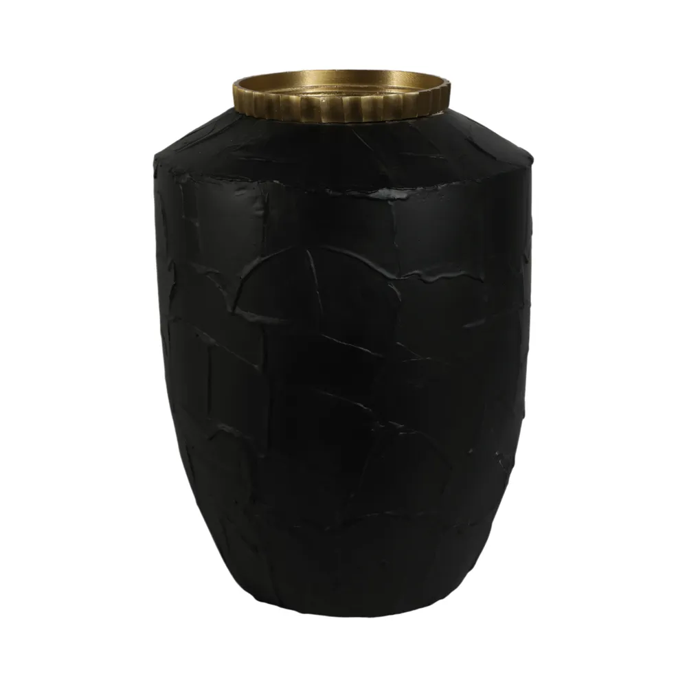 BLAINECLIFF BLACK VASE 19 (IN)