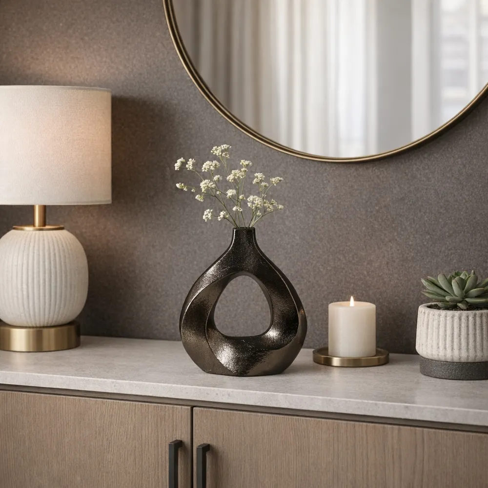 GRANGERROSE BRONZE VASE 11 (IN)