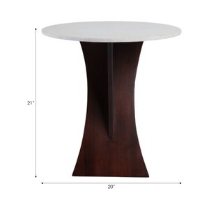 EMMETWORTH BLACK TABLE 21 (IN) 9