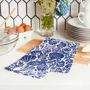 Sea Life Cotton Kitchen Towels (Set of 3) 9