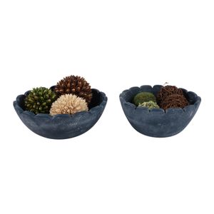 BAKERMORE SET OF 2 BLUE BOWLS 5 (IN) 3