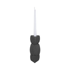 ENNISVALE BLACK CANDLE HOLDER 9 (IN) 3