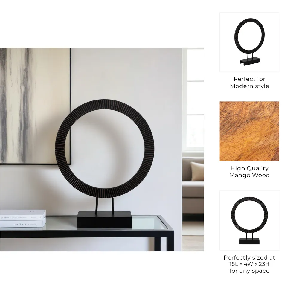 FLEMMINGWICK BLACK DECOR 23 (IN)