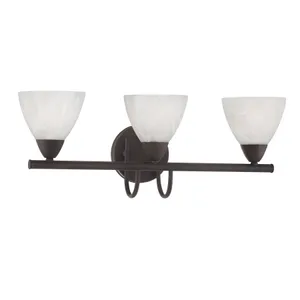 Tia 22.5'' Wide 3-Light Vanity Light - Painted Bronze 1