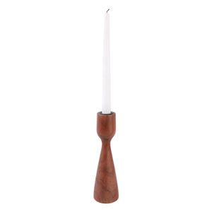 FARLEYSIDE BROWN CANDLE HOLDER 10 (IN) 3