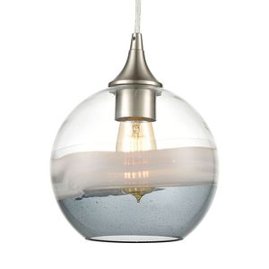 Sutter Creek 8'' Wide 1-Light Mini Pendant - Satin Nickel 4