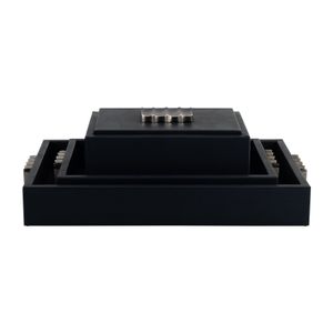 FORRESTMILL SET OF 2 BLUE TRAY 3 (IN) 6