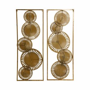 GRADYPARK SET OF 2 GOLD METAL WALL 32 (IN) 7