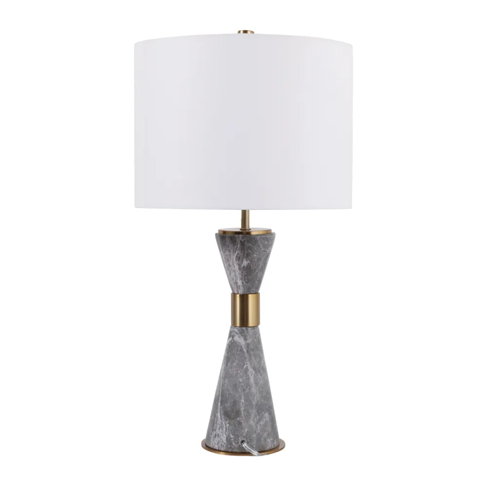SAMSONGROVE GRAY LAMP 25 (IN)