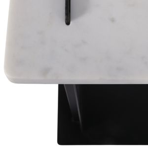 BLAIROAK WHITE TABLE 23 (IN) 7