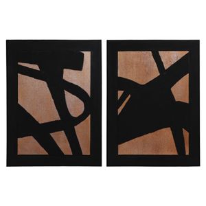 DRAYTONSTONE SET OF 2 BLACK ART 48 (IN) 1