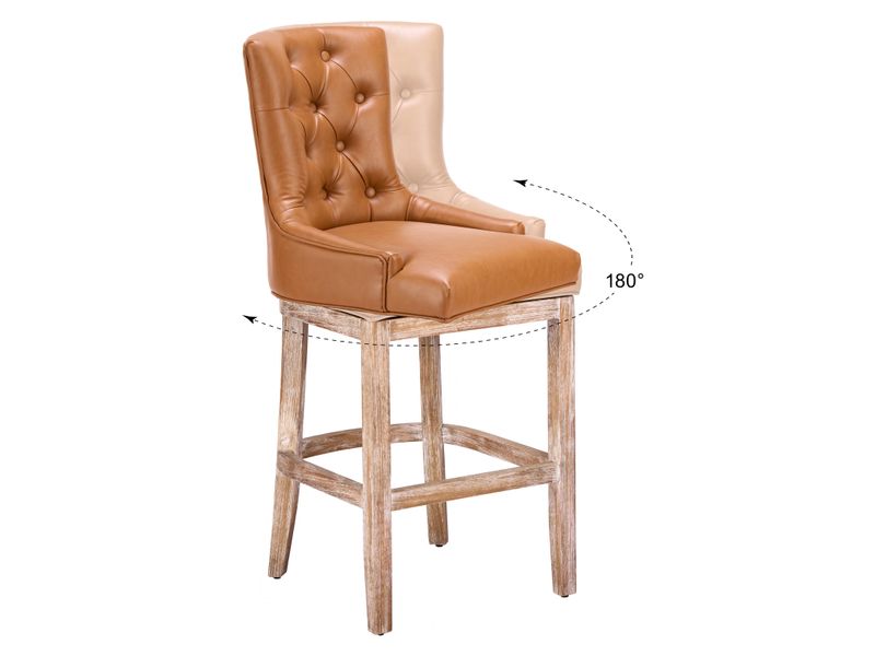 Nuby Swivel Barstool Brown 8