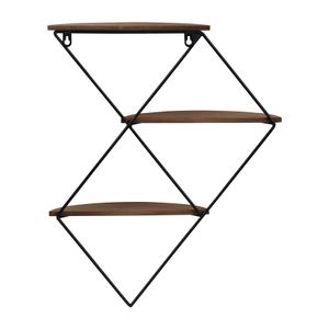 WALTBEACH BROWN WALL SHELF 21 (IN) 6