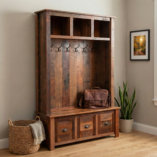 Barnwood Entry Locker Unit