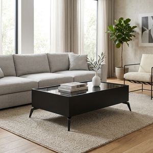 DECKERHAM BLACK COFFEE TABLE 16 (IN) 11