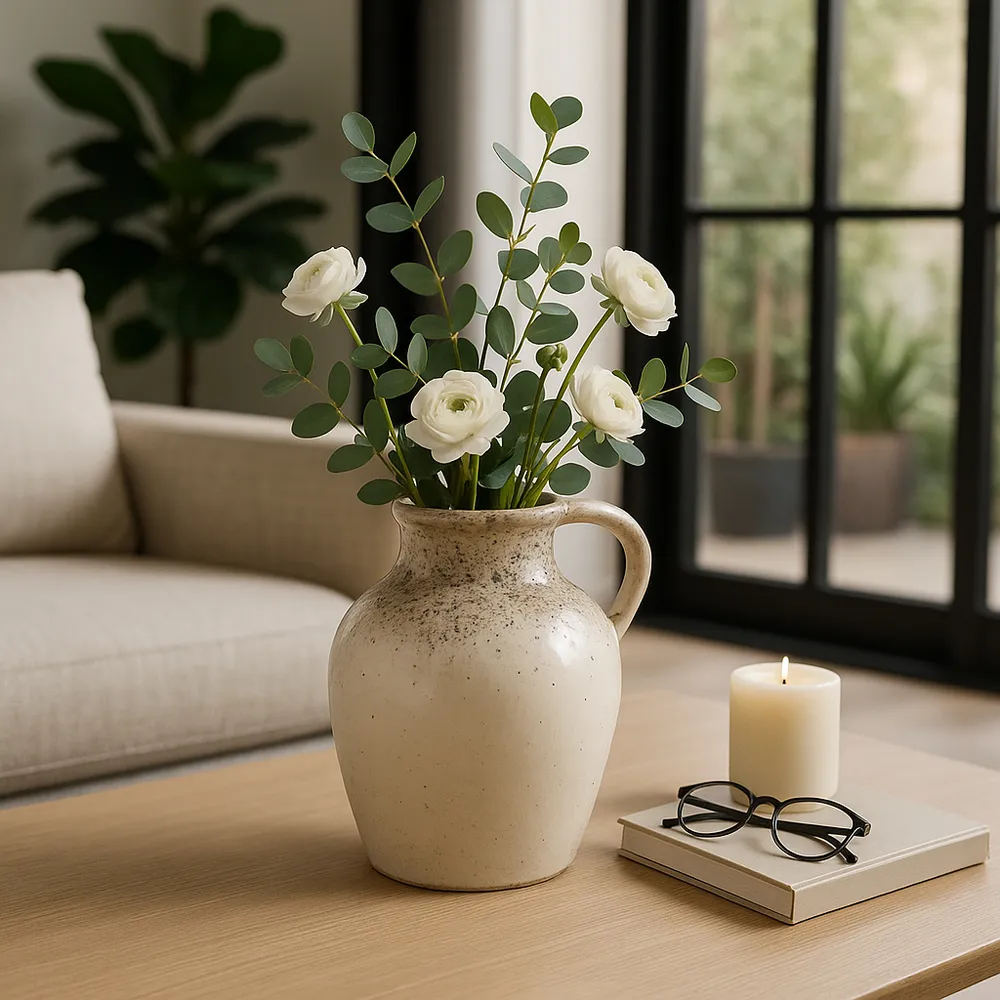 MAXWELLROSE IVORY VASE 13 (IN)