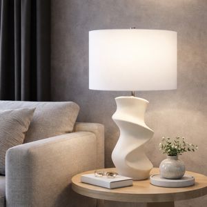 ELDON WHITE LAMP 26 (IN) 12