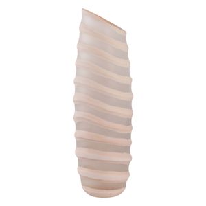 SAMSONWICK IVORY GLASS VASE 13 (IN) 4