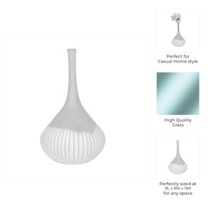 15" DULCET SMALL GLASS BOTTLE 8