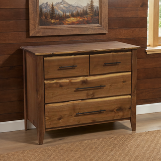 Heartland Walnut Four Drawer LOW BOY - Value