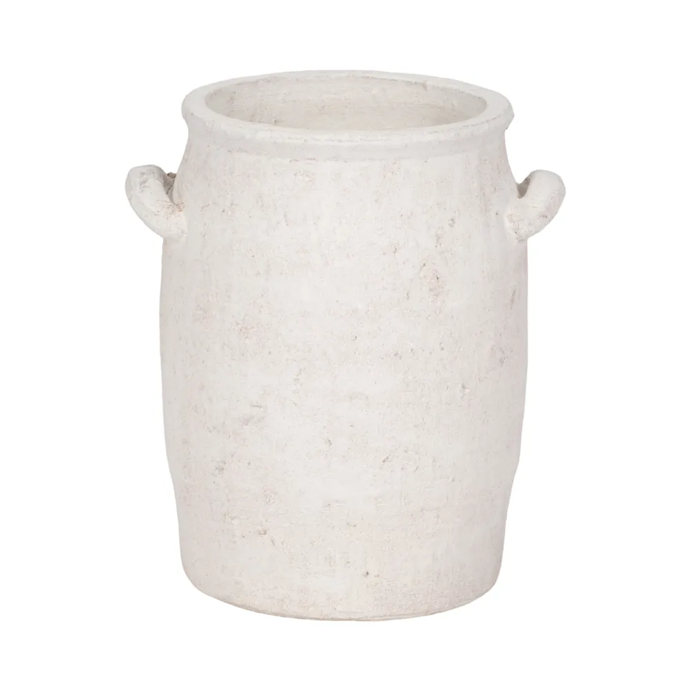 FRAZERCROSS WHITE VASE 8 (IN)
