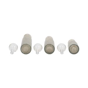 BRYNHAVEN SET OF 3 GRAY GLASS VASES 22 (IN) 9