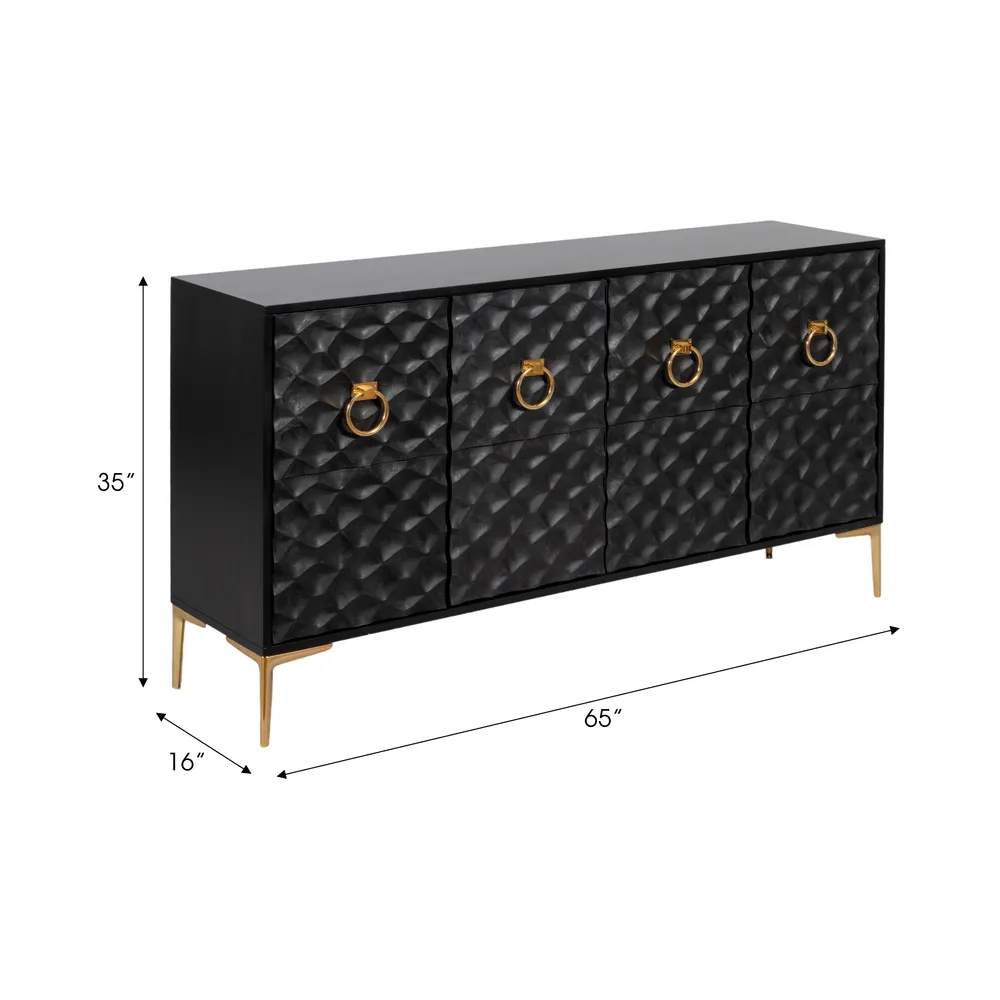 RYECLIFF BLACK CABINET 35 (IN)