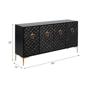 RYECLIFF BLACK CABINET 35 (IN) 10