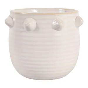 DEVONMOOR WHITE PLANTER 7 (IN) 1