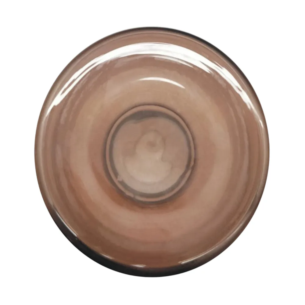 HOLLISBEACH BROWN GLASS VASE 20 (IN)