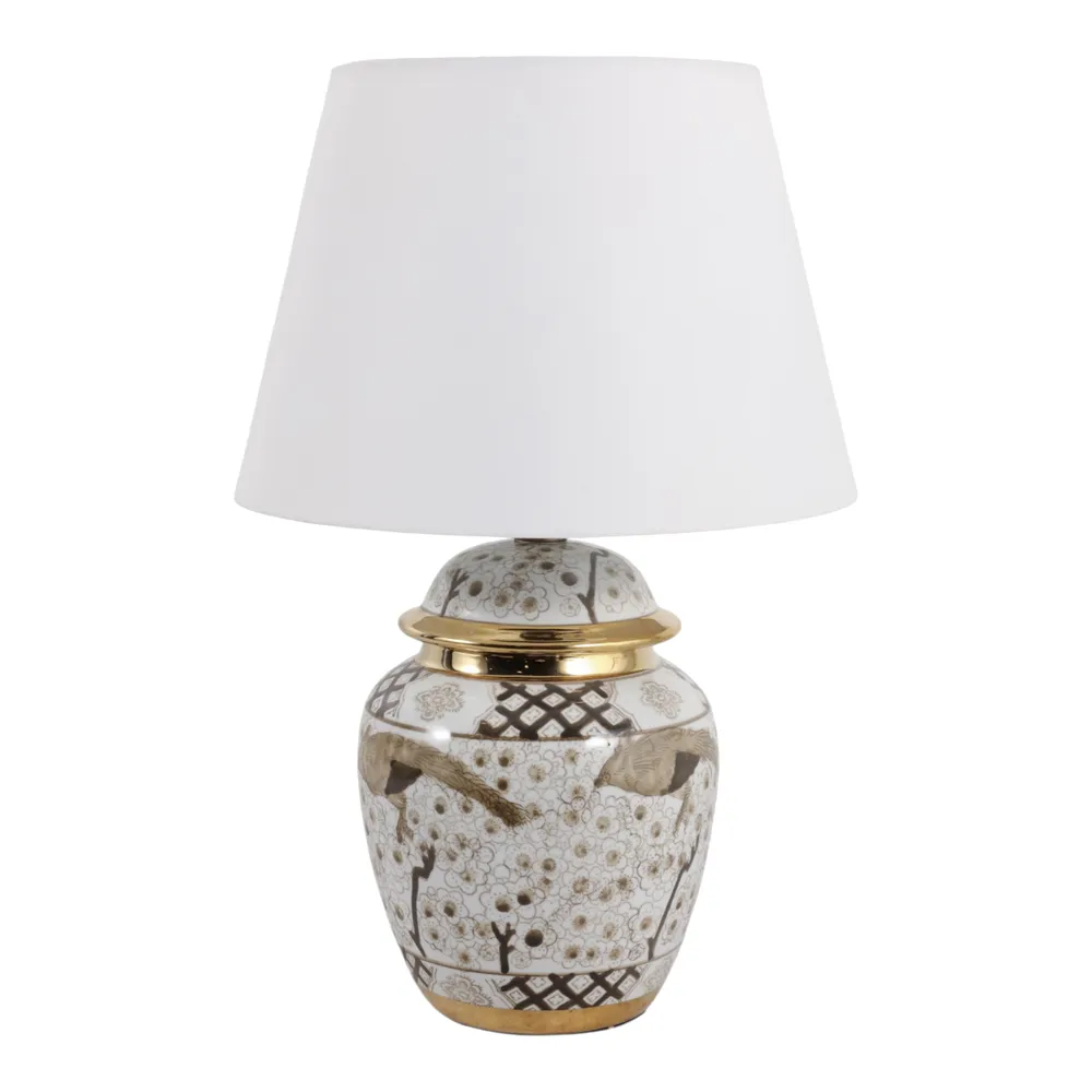 JUDEWAY WHITE LAMP 19 (IN)