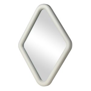 Diamond Wall Mirror - Whitewash 2