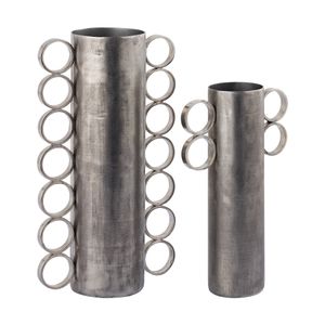 Cirq Vase - Large Antique Nickel 3