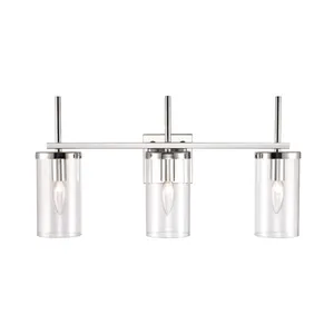 Oakland 23'' Wide 3-Light Vanity Light - Chrome 2