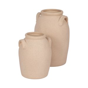 GLOVERMILL IVORY VASE 7 (IN) 9
