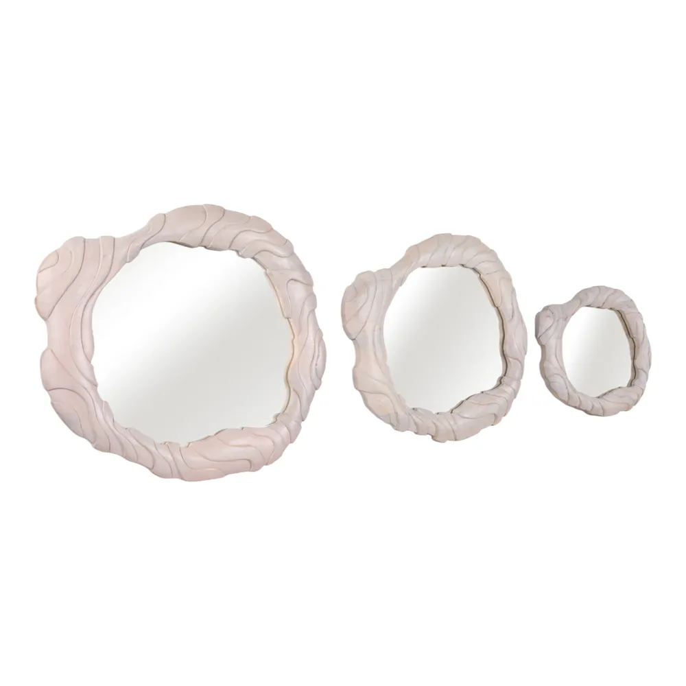 ELLERYRIDGE SET OF 3 BROWN MIRRORS 24 (IN)