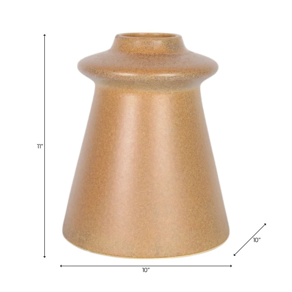 ENOCHWAY BROWN VASE 11 (IN)