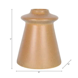 ENOCHWAY BROWN VASE 11 (IN) 7