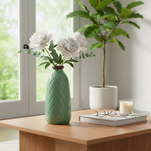 EMMONSFORD GREEN VASE 12 (IN) 11