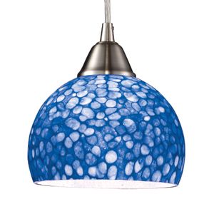 Cira 6'' Wide 1-Light Mini Pendant - Satin Nickel 4